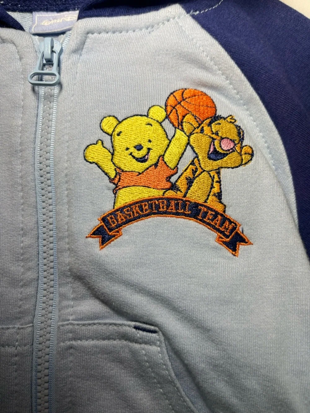 Vintage Disney Winnie The Pooh Tigger Baby Outfit 2pc 6/9M NWT Hooded Sports Set